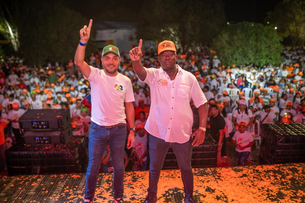 Con más de 5 mil asistentes, Albania ratifica que Pablo Parra tendrá una curul por La Guajira